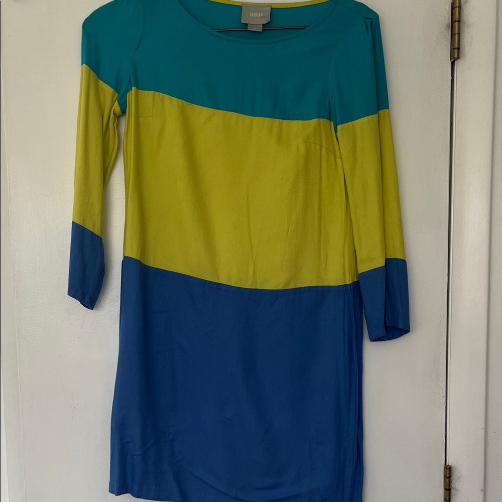 Maeve Turquoise and Lime Garment